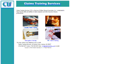 Desktop Screenshot of claimstraining.com